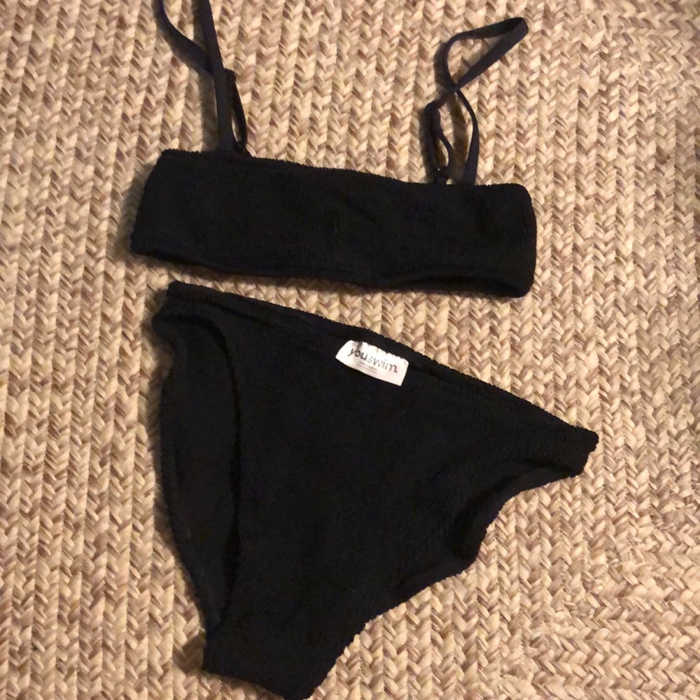 Poise Youswim Black Standard Waist Bikini